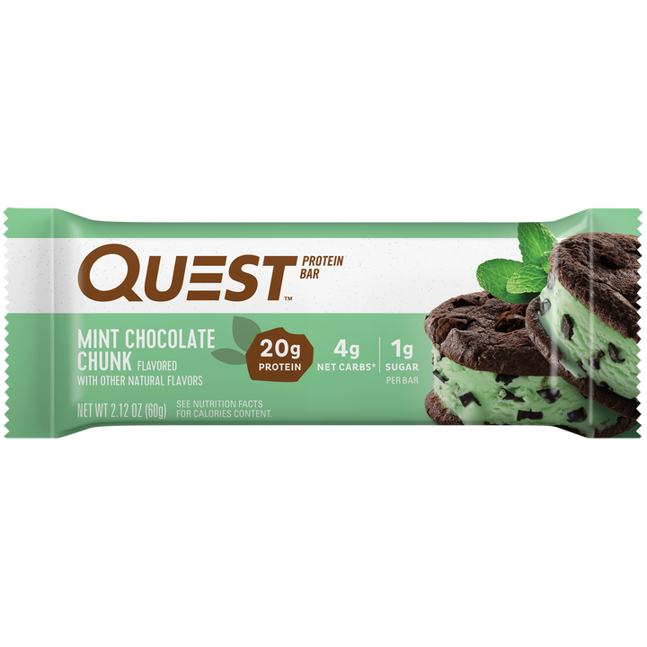 Mint Chocolate Chunk Protein Bars