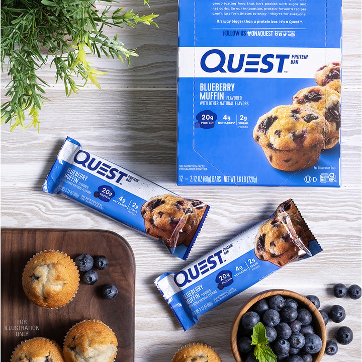 Blueberry Muffin Protein Bars lifestyle image