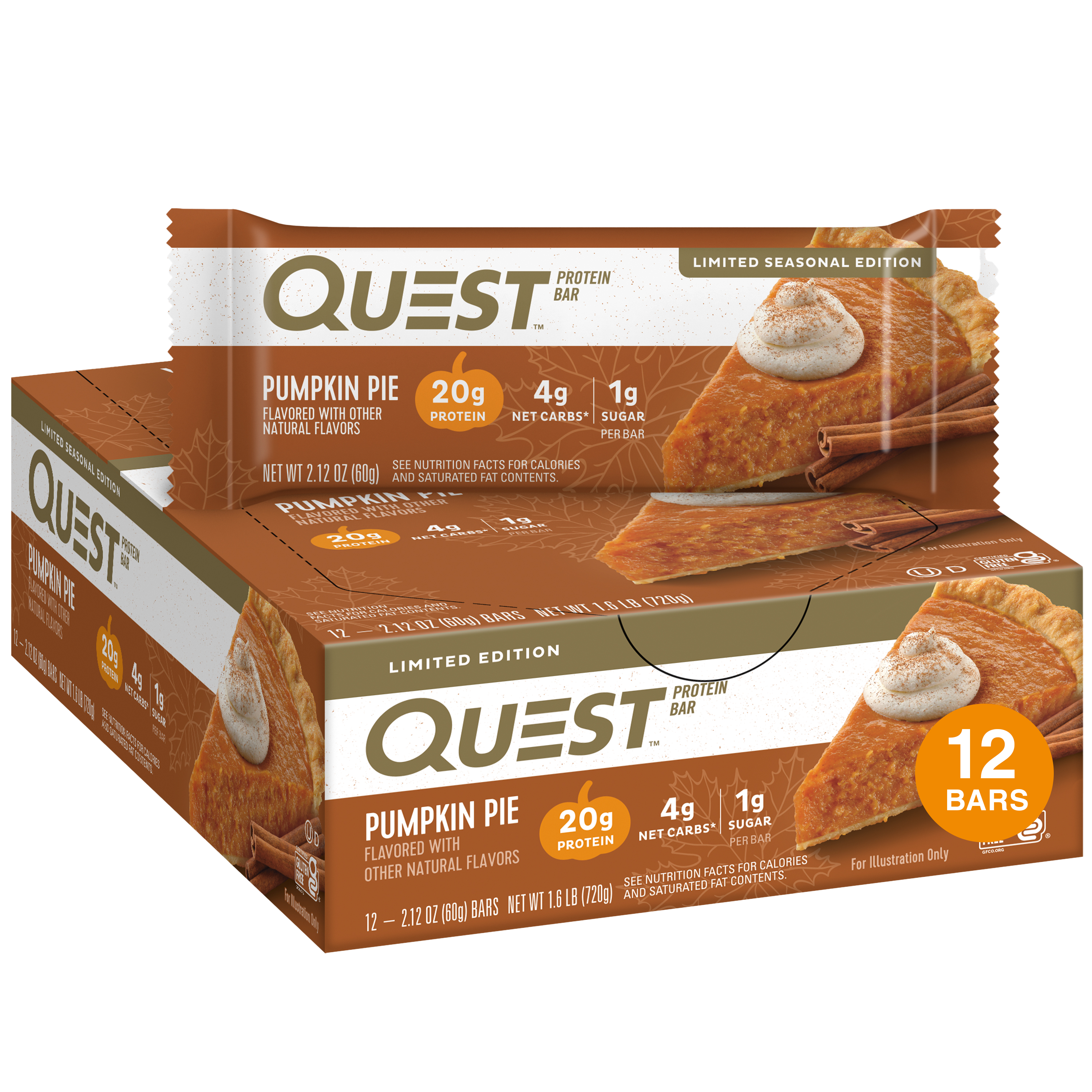Pumpkin Pie Protein Bars
– Quest Nutrition
icon-Xinstagramtwittericon-Xicon-Xicon-Xicon-chevronicon-X-image
