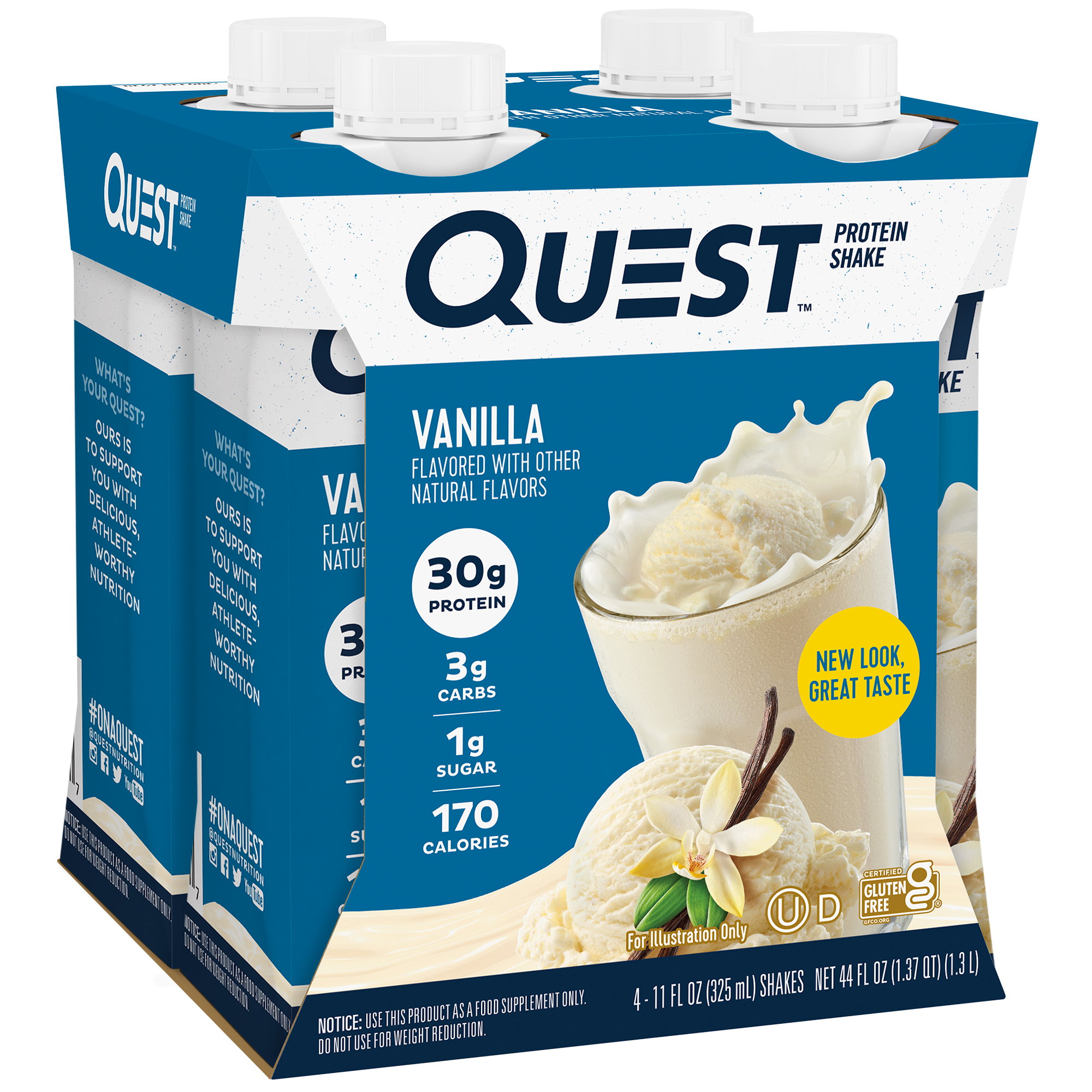 Vanilla Protein Shake | High Protein, Low Sugar RTD – Quest Nutrition