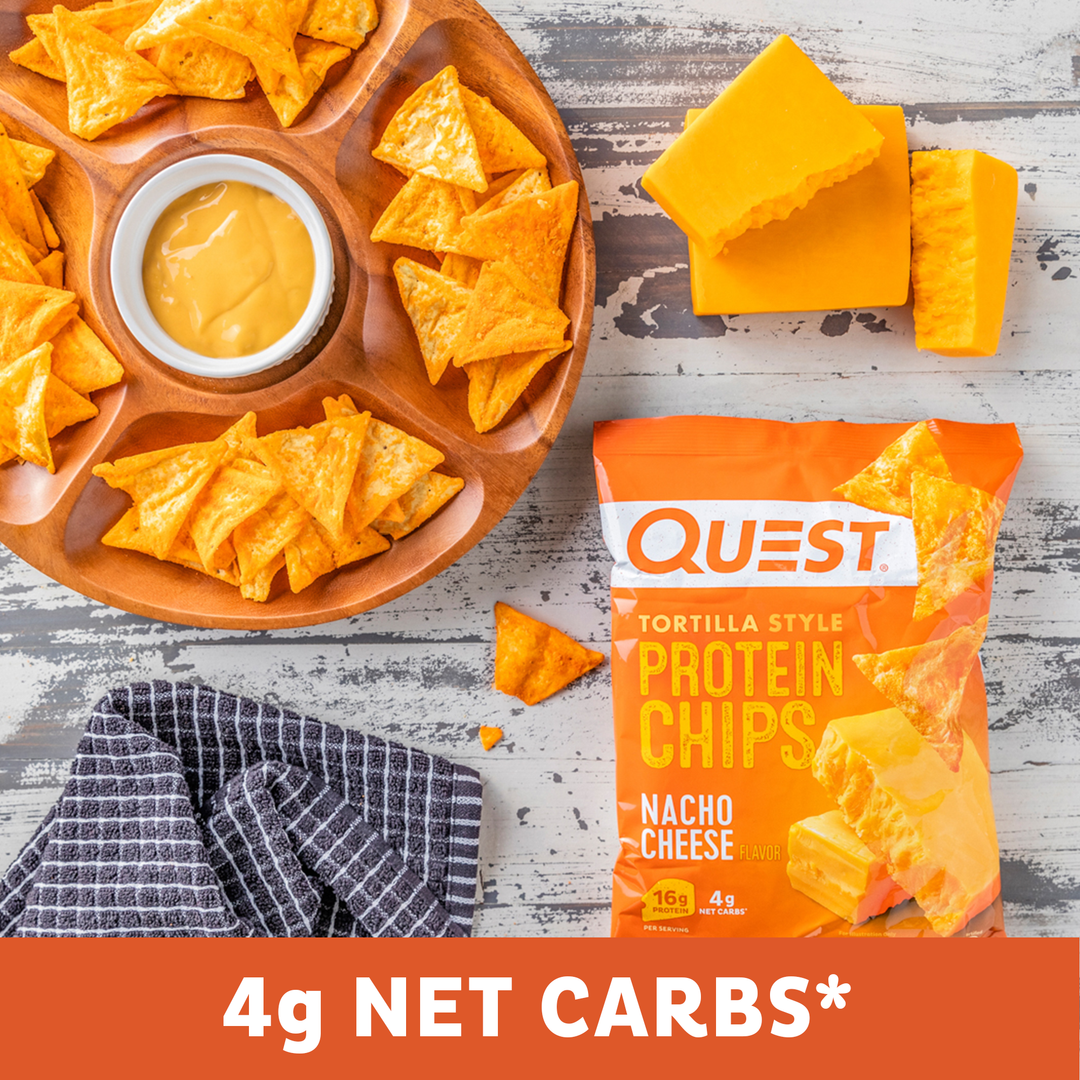 Nacho Cheese Tortilla Style Protein Chips 4g Net Carbs*