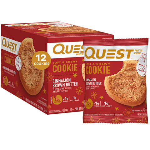 Cinnamon Brown Butter Protein Cookies 12 Pack