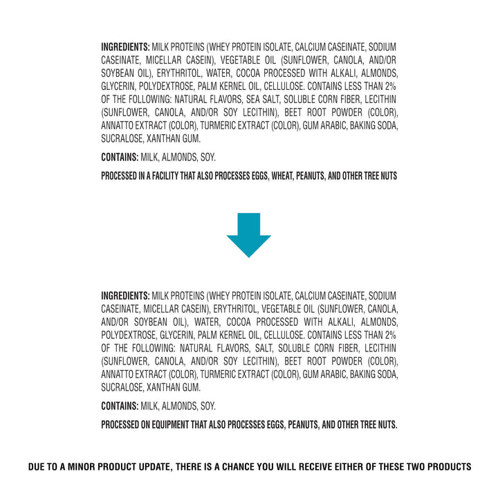 Frosted Cookies Chocolate Cake Twin Pack Outdated Ingredients VS New Ingredients