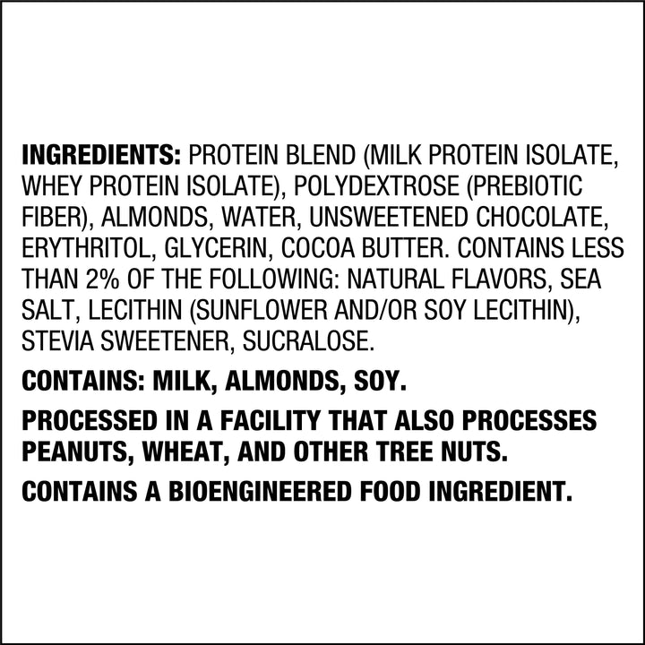 Chocolate Chip Cookie Dough Protein Mini Bars Ingredients