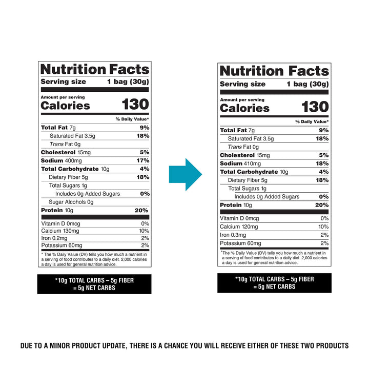 Spicy Cheddar Cheese Crackers Nutrition Facts Panel