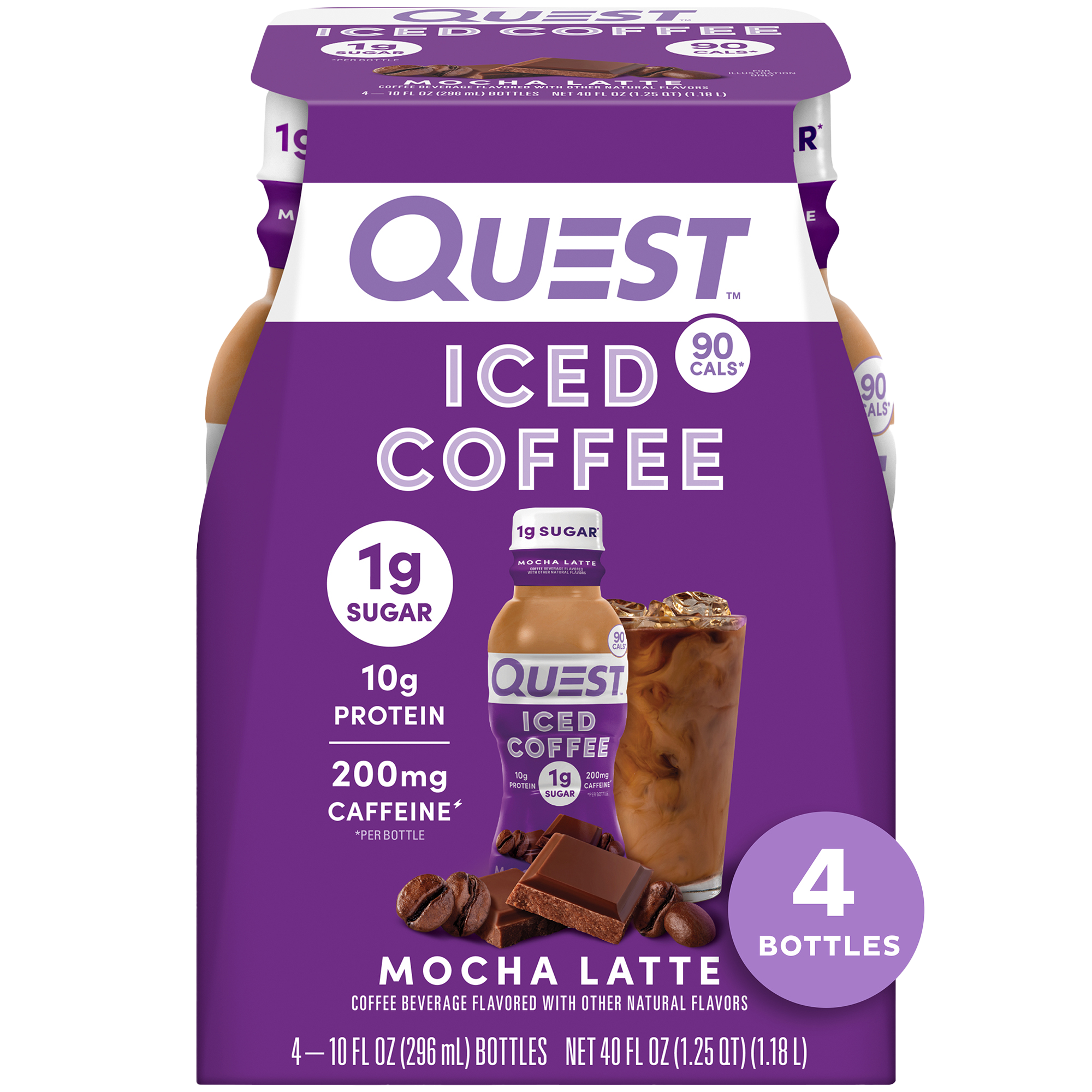Mocha Latte Iced Coffee | Protein Coffee, Low Sugar – Quest Nutrition