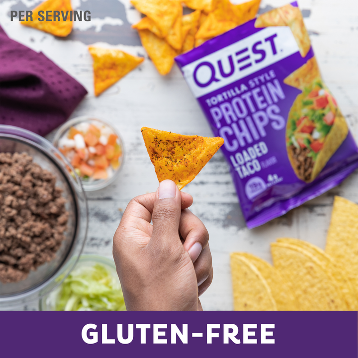 Loaded Taco Tortilla Style Protein Chips Gluten Free