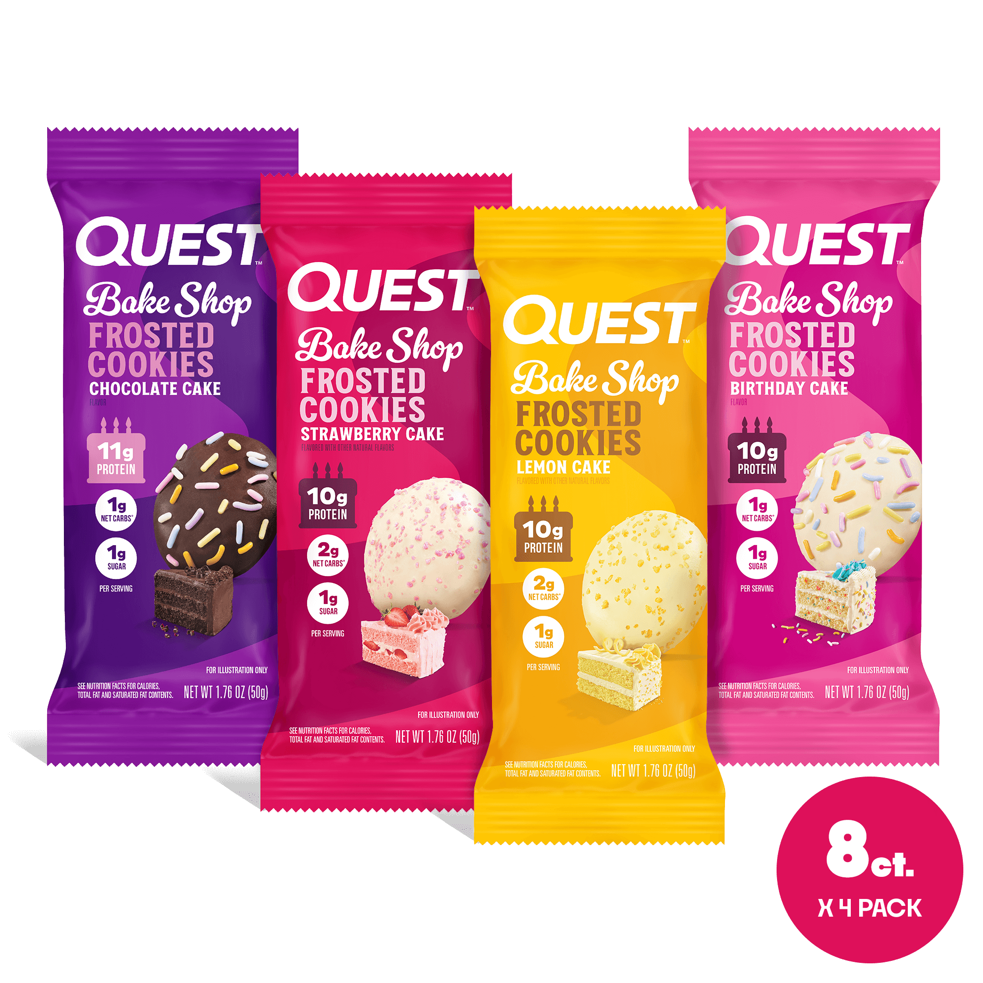 Frosted Cookies Variety Pack | Soft Baked Protein Cookies – Quest