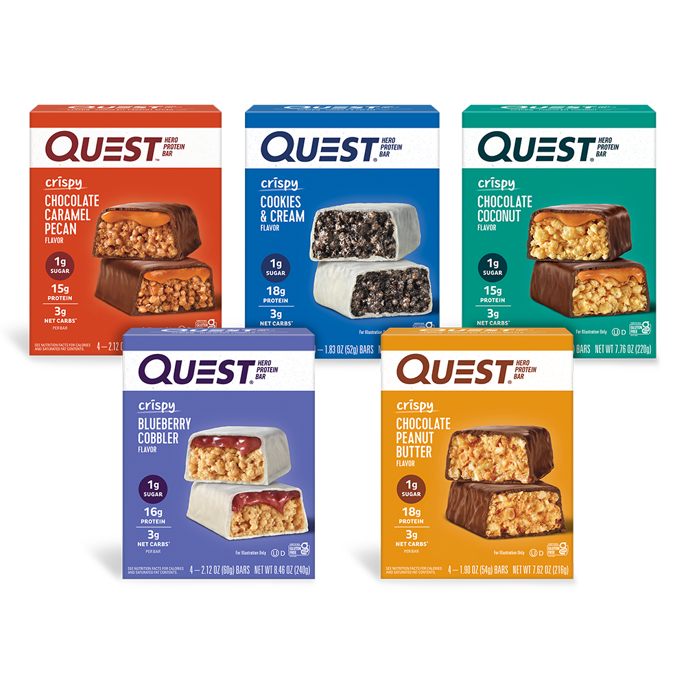 Crispy Hero Bar Variety Pack – Quest Nutrition
