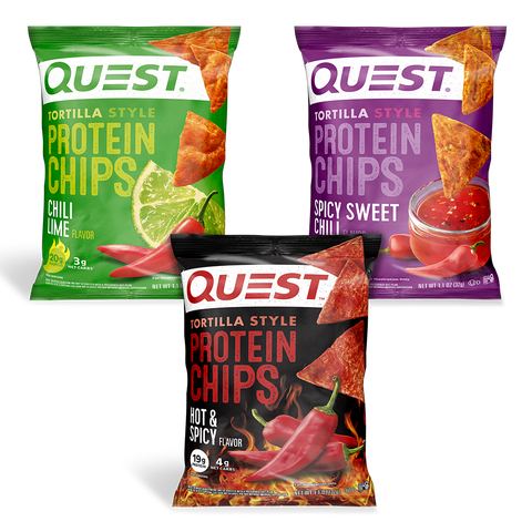 Spicy Protein Chips Variety Pack