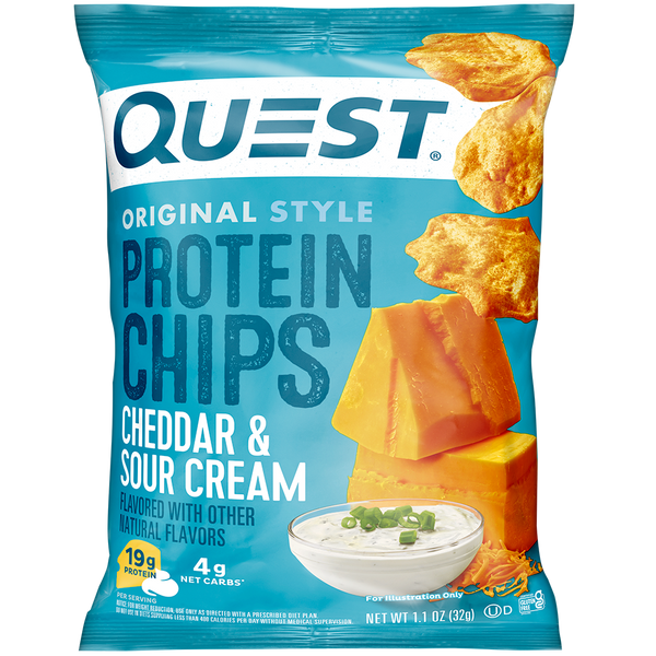 Sour cream shop and cheddar chips
