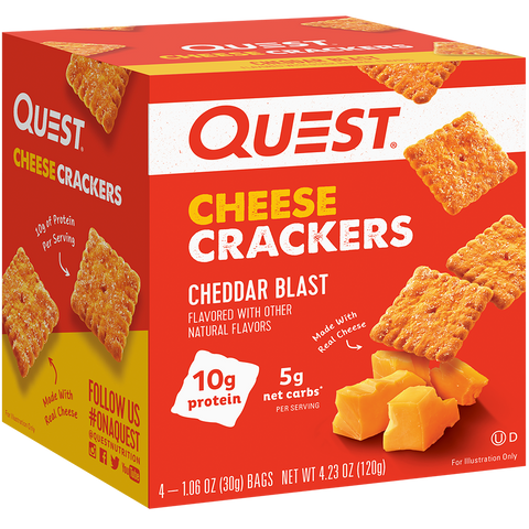 Cheese Crackers Cheddar Blast