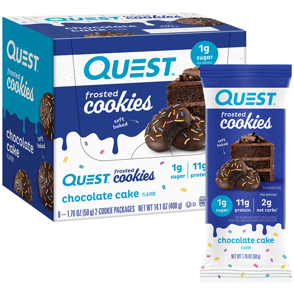 Frosted Cookies Chocolate Cake Twin Pack Quest Nutrition