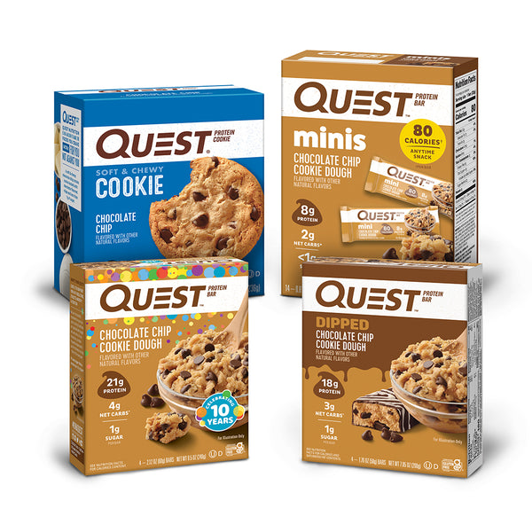 Chocolate Chip Cookie Dough Variety Pack Quest Nutrition