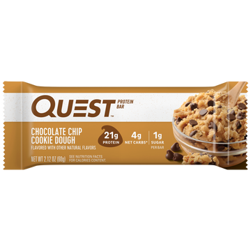 Chocolate Chip Cookie Dough Protein Bars