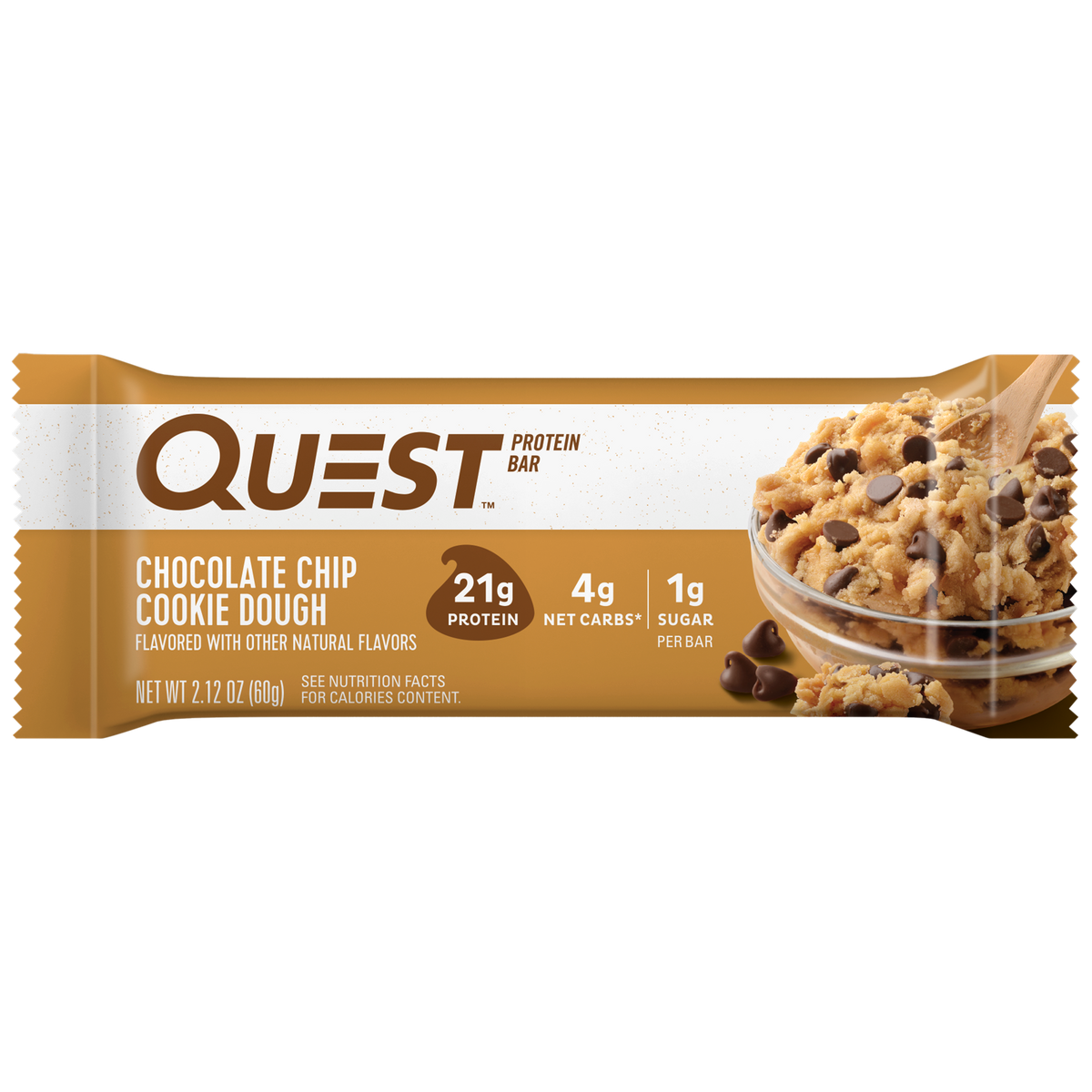 Chocolate Chip Cookie Dough Protein Bars – Quest Nutrition