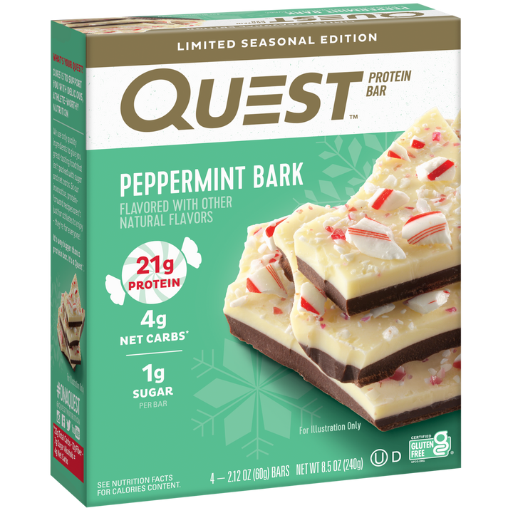 Peppermint Bark Protein Bars