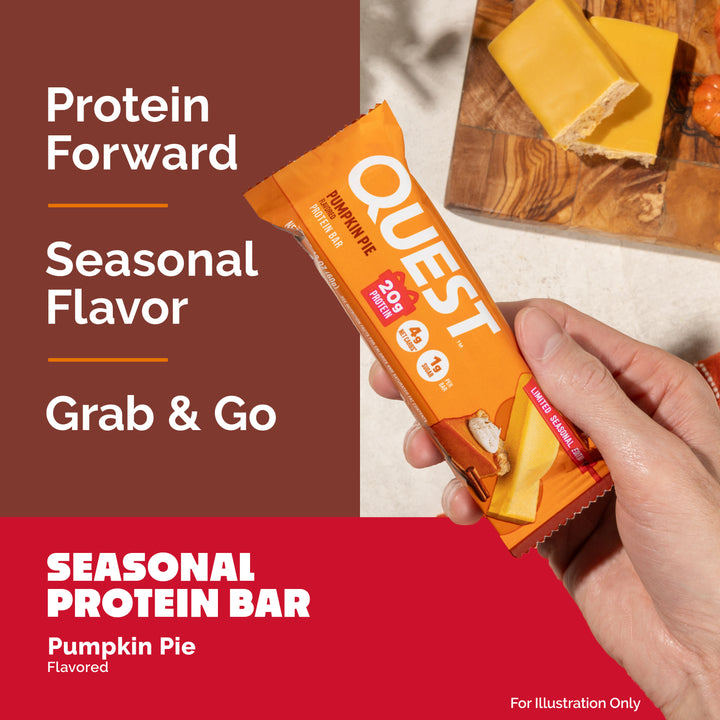 protein forward, seasonal flavor, grab & go