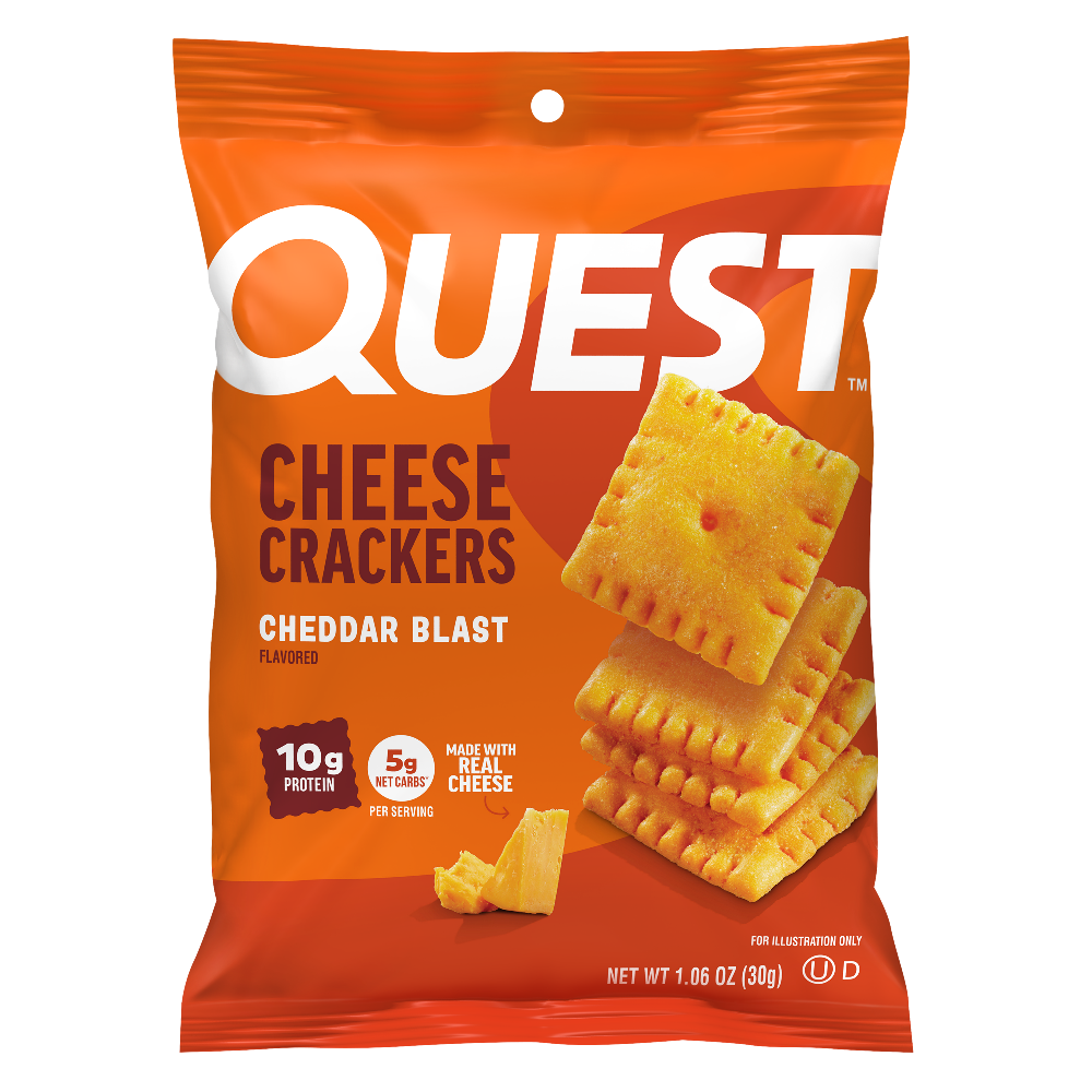 Cheese Crackers Cheddar Blast bag