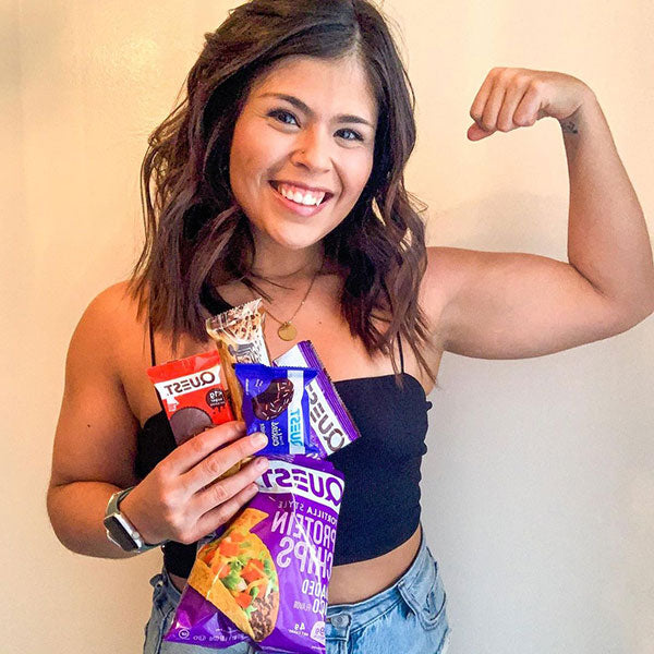 cannot wait to see my progress this year: 2022 is THE year.  With all the @questnutrition options available, it makes it 1000% easier to hit my macros while enjoying DELICIOUS snacks 💫🔥</span> ONAQUEST