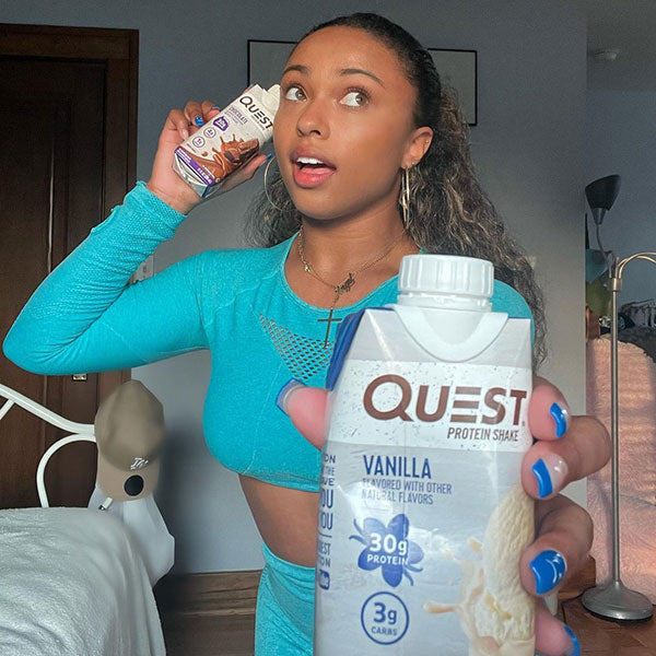 Angelnae on Instagram: Ring ring this is a call informing you that your QUEST for the right protein shakes/bars ends here because quest has it all!! here's some...</span> ONAQUEST