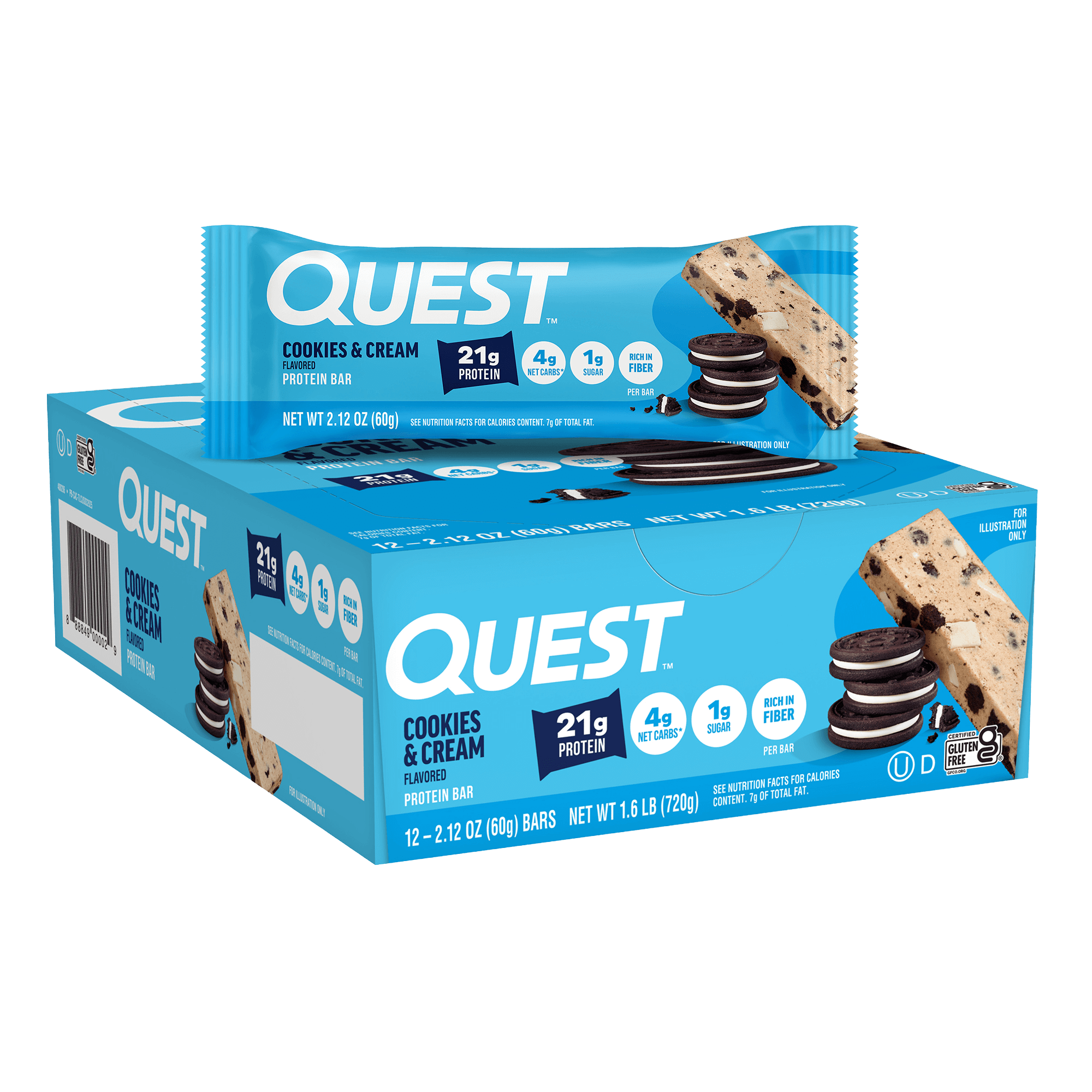 Cookies & Cream Protein Bars