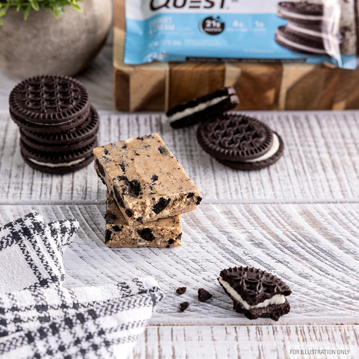Cookies & Cream Protein Bars – Quest Nutrition