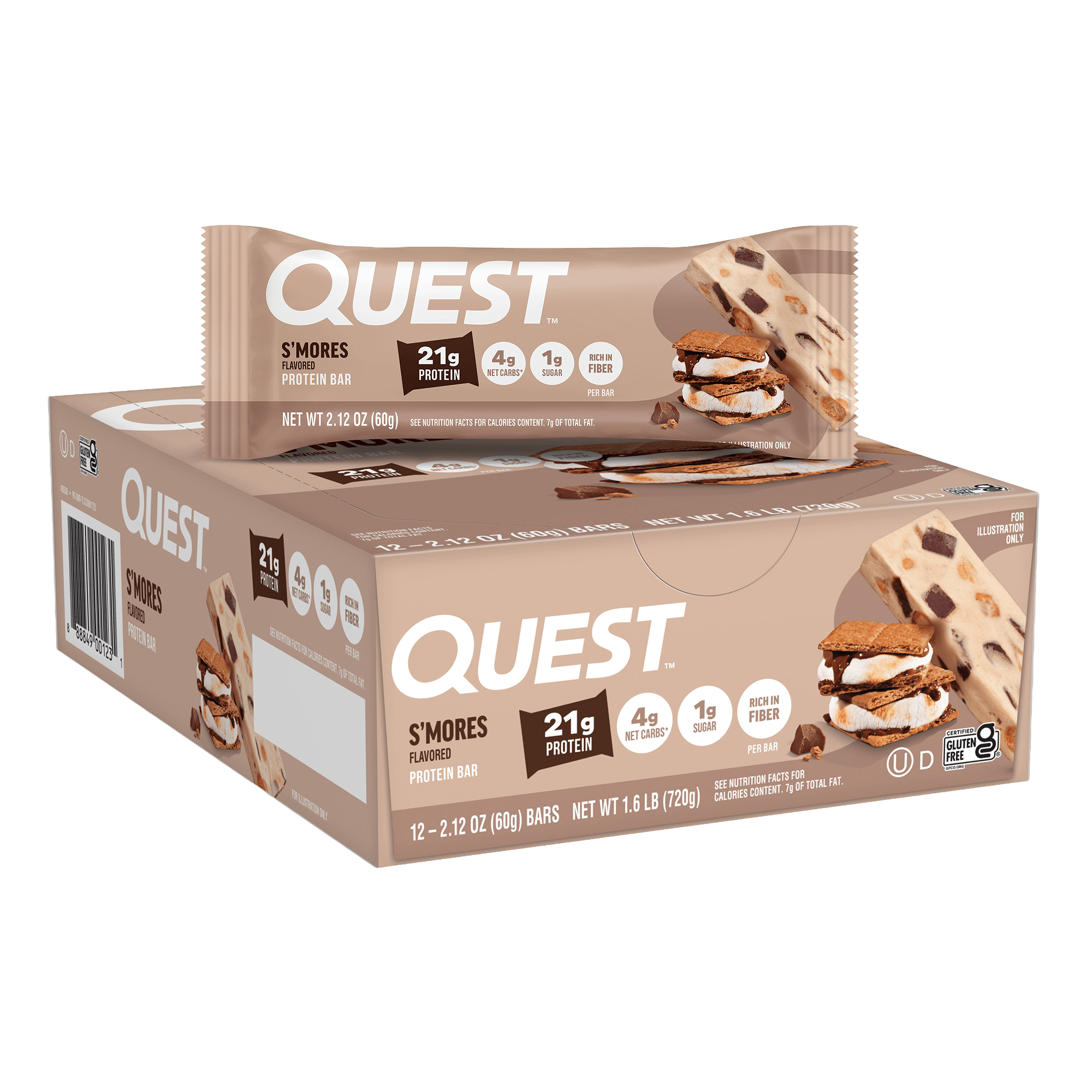 S'Mores Protein Bars