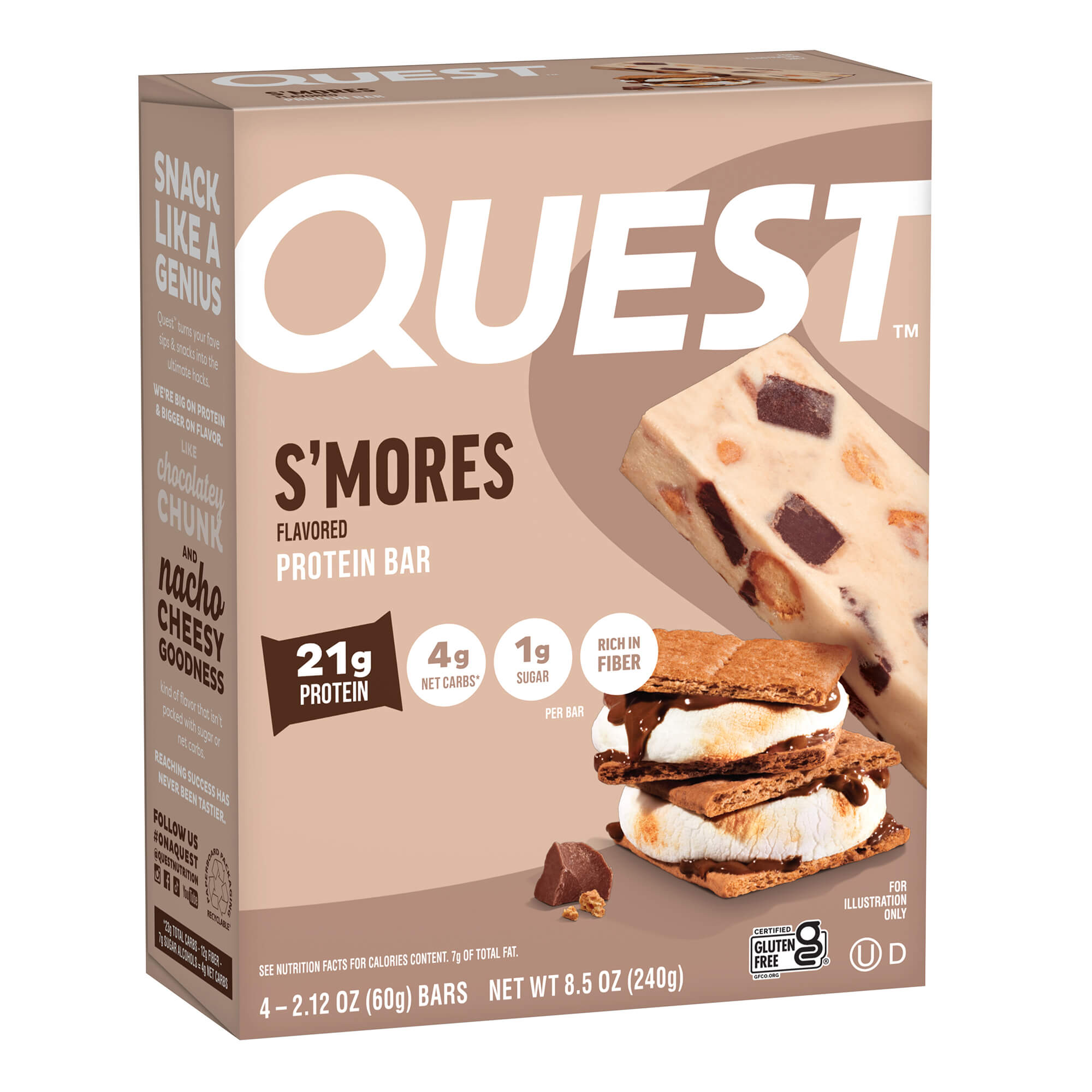 S'Mores Protein Bars – Quest Nutrition