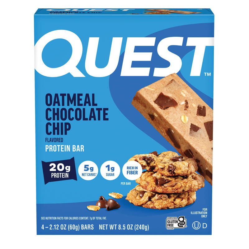 Quest Nutrition Oatmeal Chocolate Chip Protein Bars