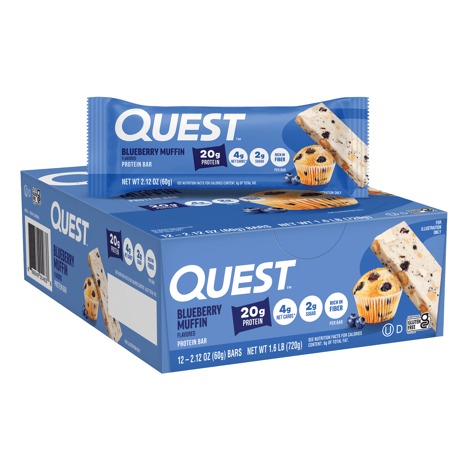 Blueberry Muffin Protein Bars