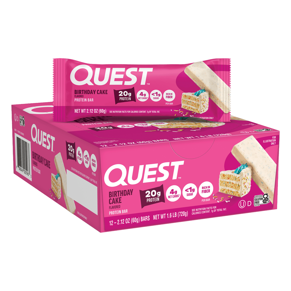 Birthday Cake Protein Bars – Quest Nutrition