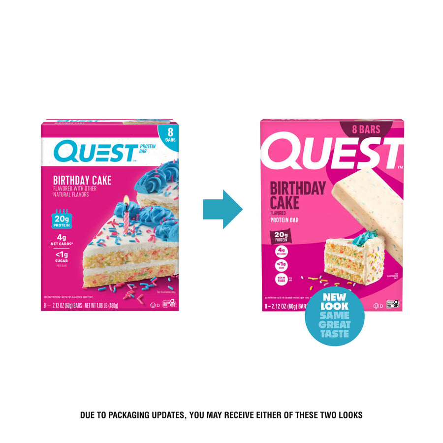 Birthday Cake Protein Bars – Quest Nutrition