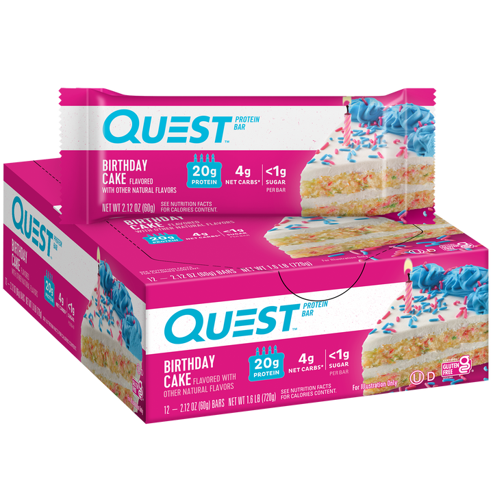 Birthday Cake Protein Bars