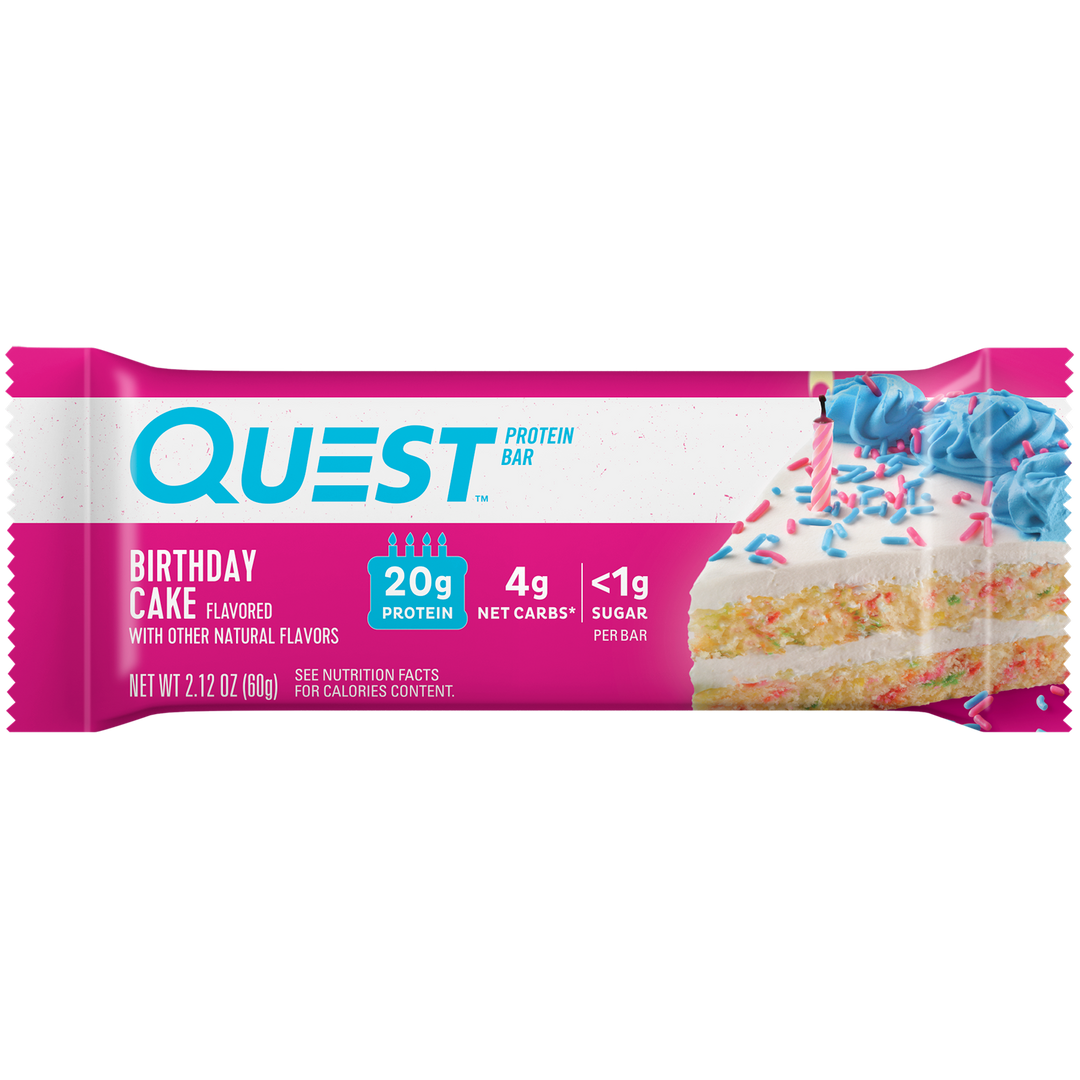 Birthday Cake Protein Bars