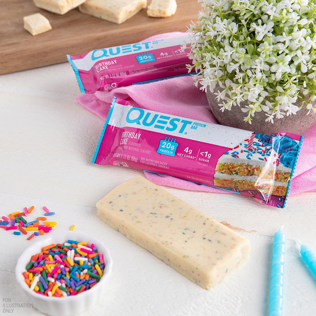 Birthday Cake Protein Bars lifestyle image