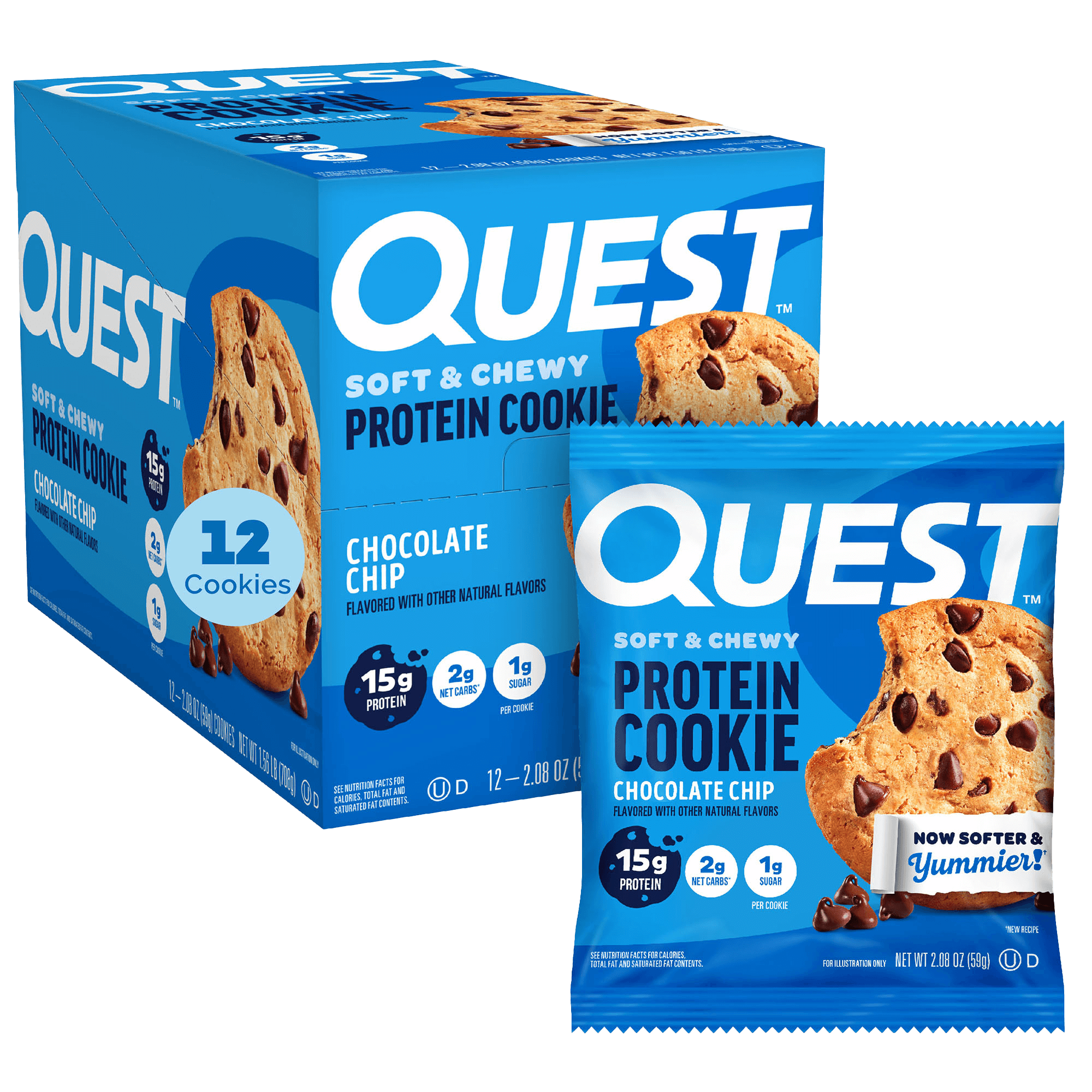 Quest Chocolate Chip Protein Cookies