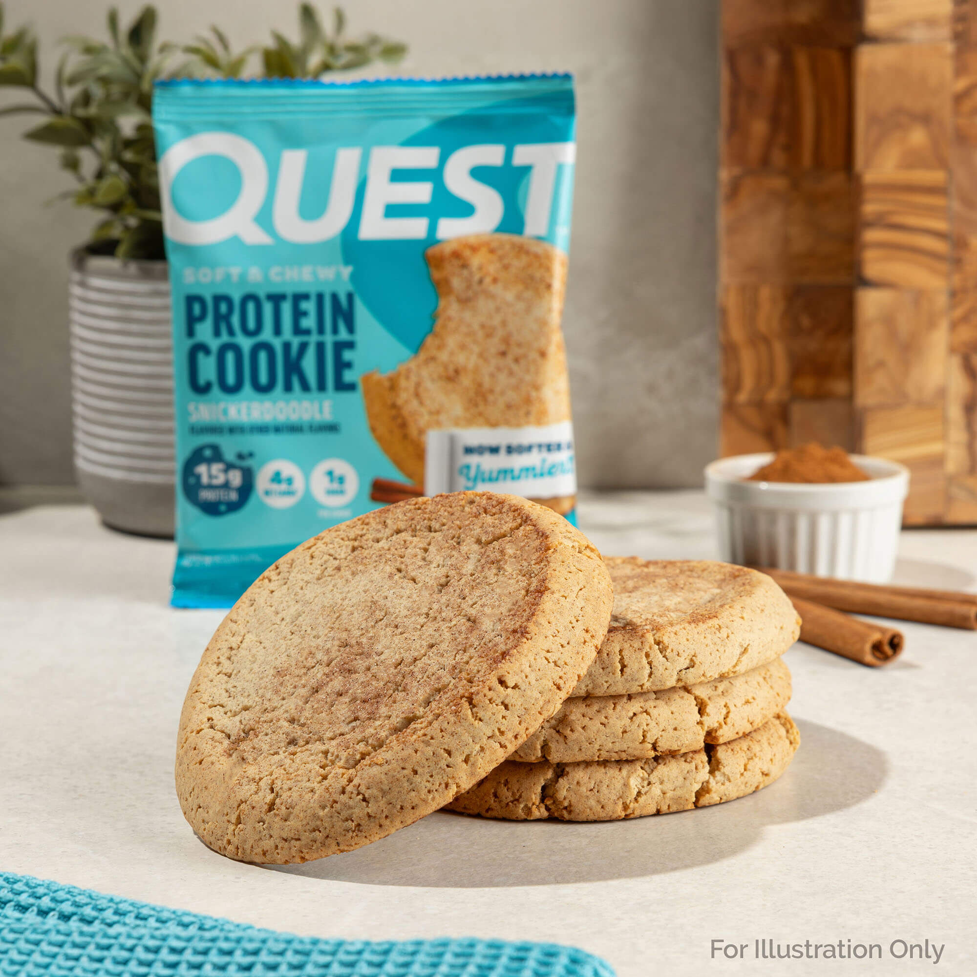 Snickerdoodle Protein Cookie | Cinnamon Soft Baked Snack – Quest