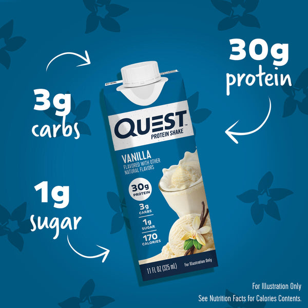 Vanilla Protein Shake | High Protein, Low Sugar RTD – Quest Nutrition