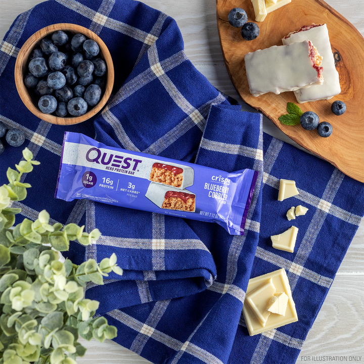 Blueberry Cobbler Hero Protein Bars lifestyle image