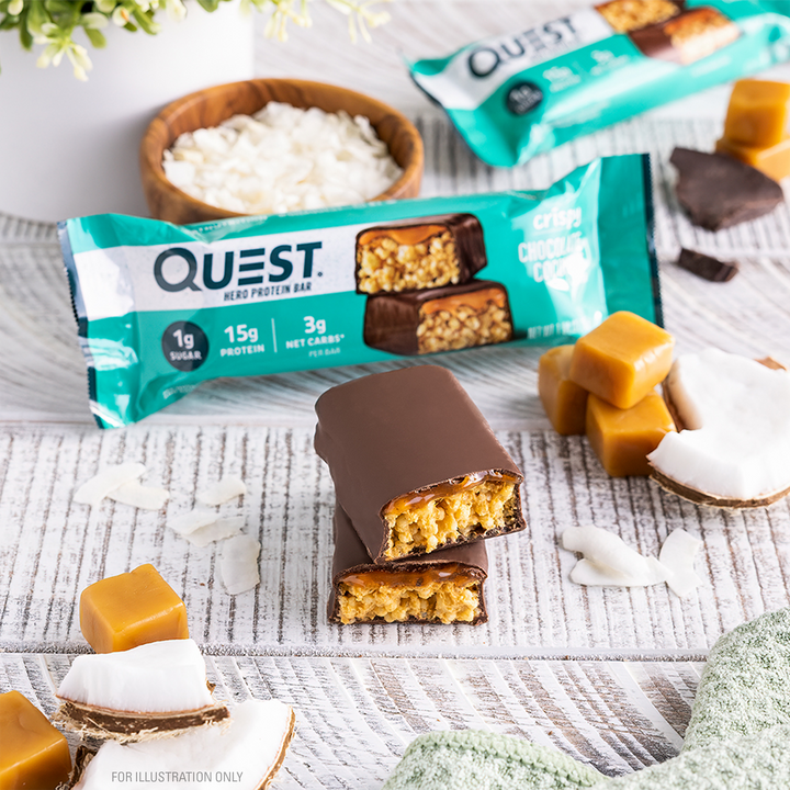 Chocolate Coconut Hero Protein Bars lifestyle image