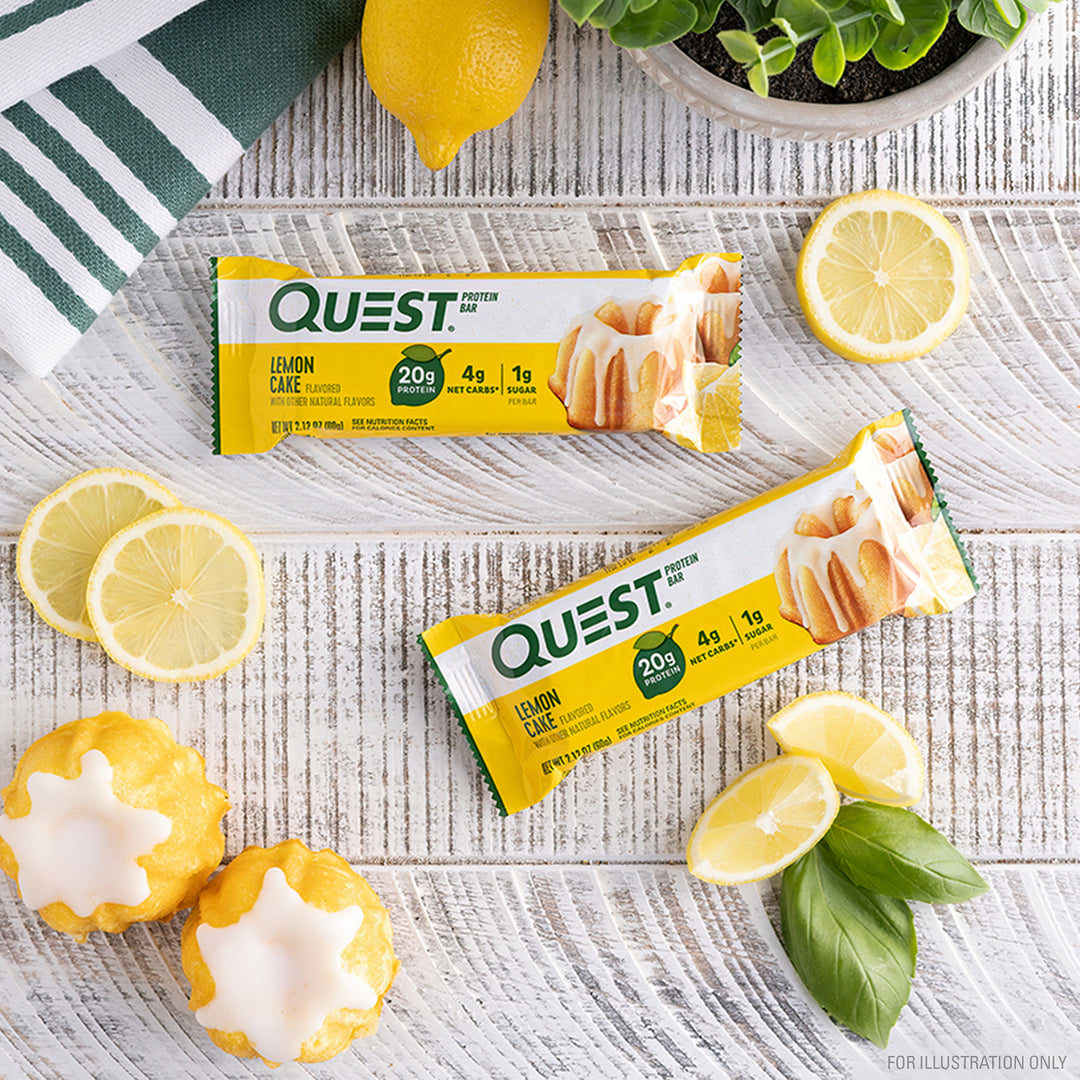 Lemon Cake Protein Bars lifestyle image