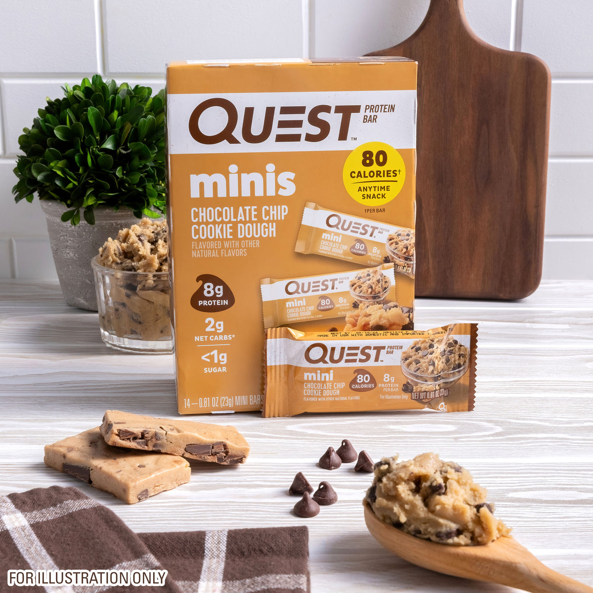 Mini Cookie Dough Protein Bars | 80-Calorie Protein Bites – Quest Nutrition