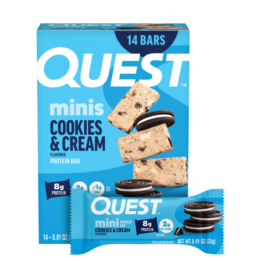Mini Protein Bars | Low Sugar High Protein Bite-Sized Snacks – Quest ...