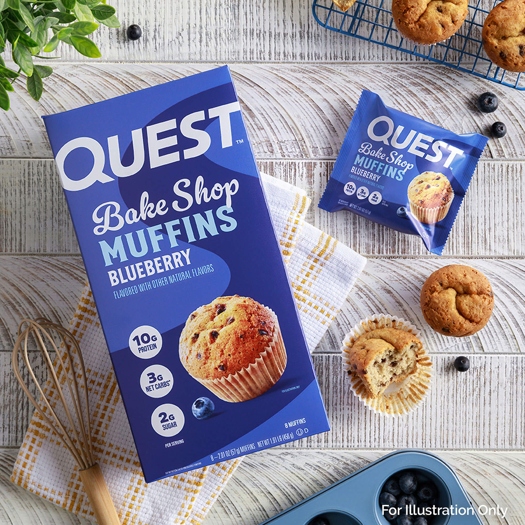 Bake Shop Blueberry Muffins – Quest Nutrition