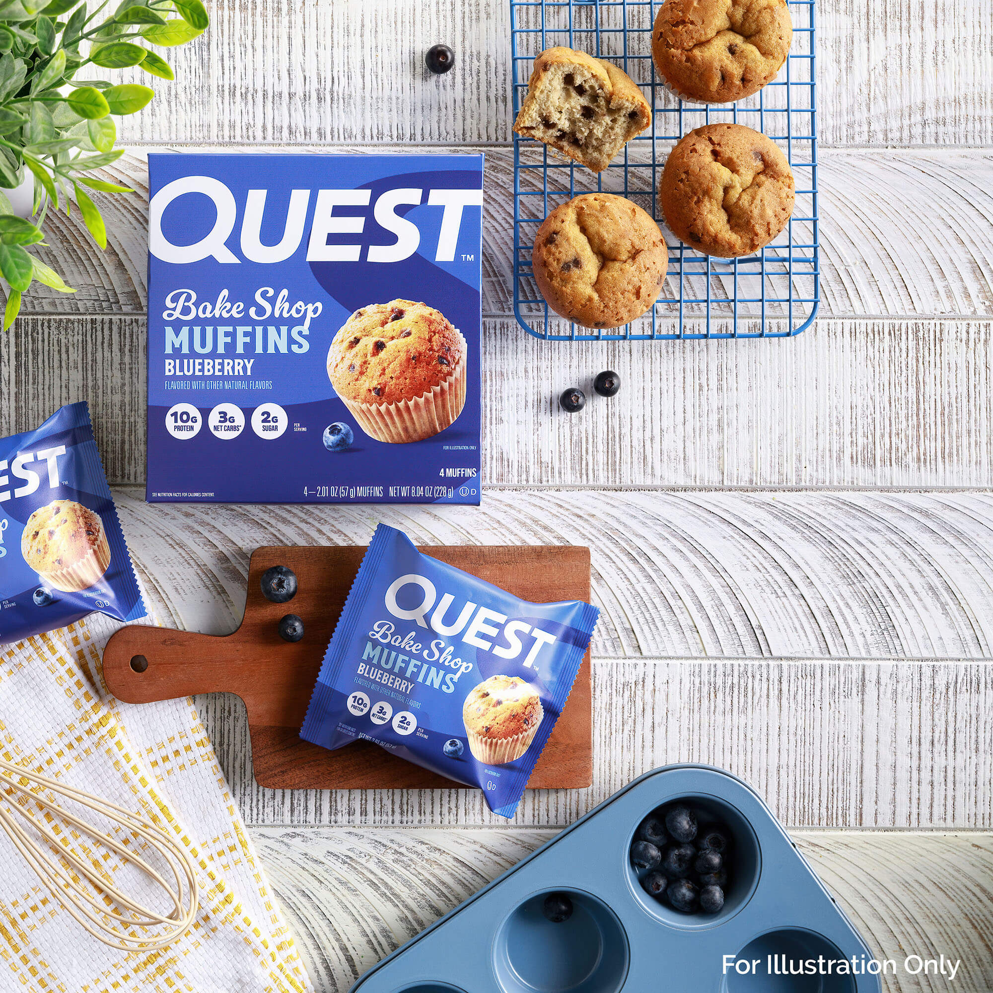 Bake Shop Blueberry Muffins – Quest Nutrition
