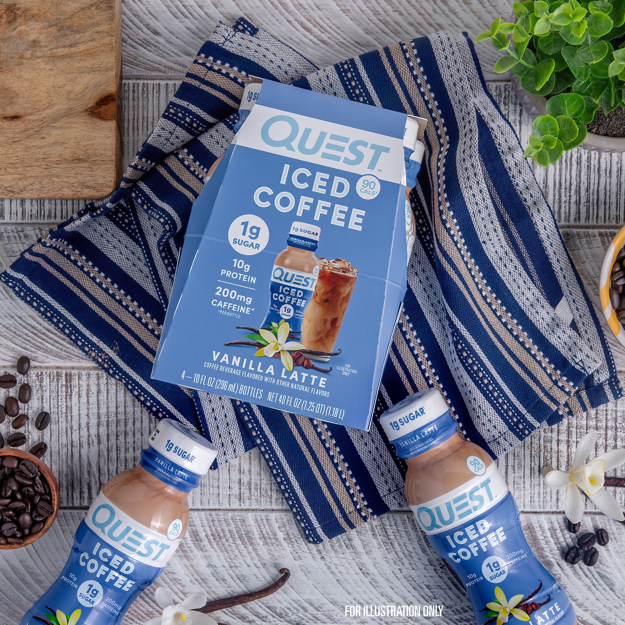 Vanilla Latte Iced Coffee | Protein Coffee, Low Sugar – Quest