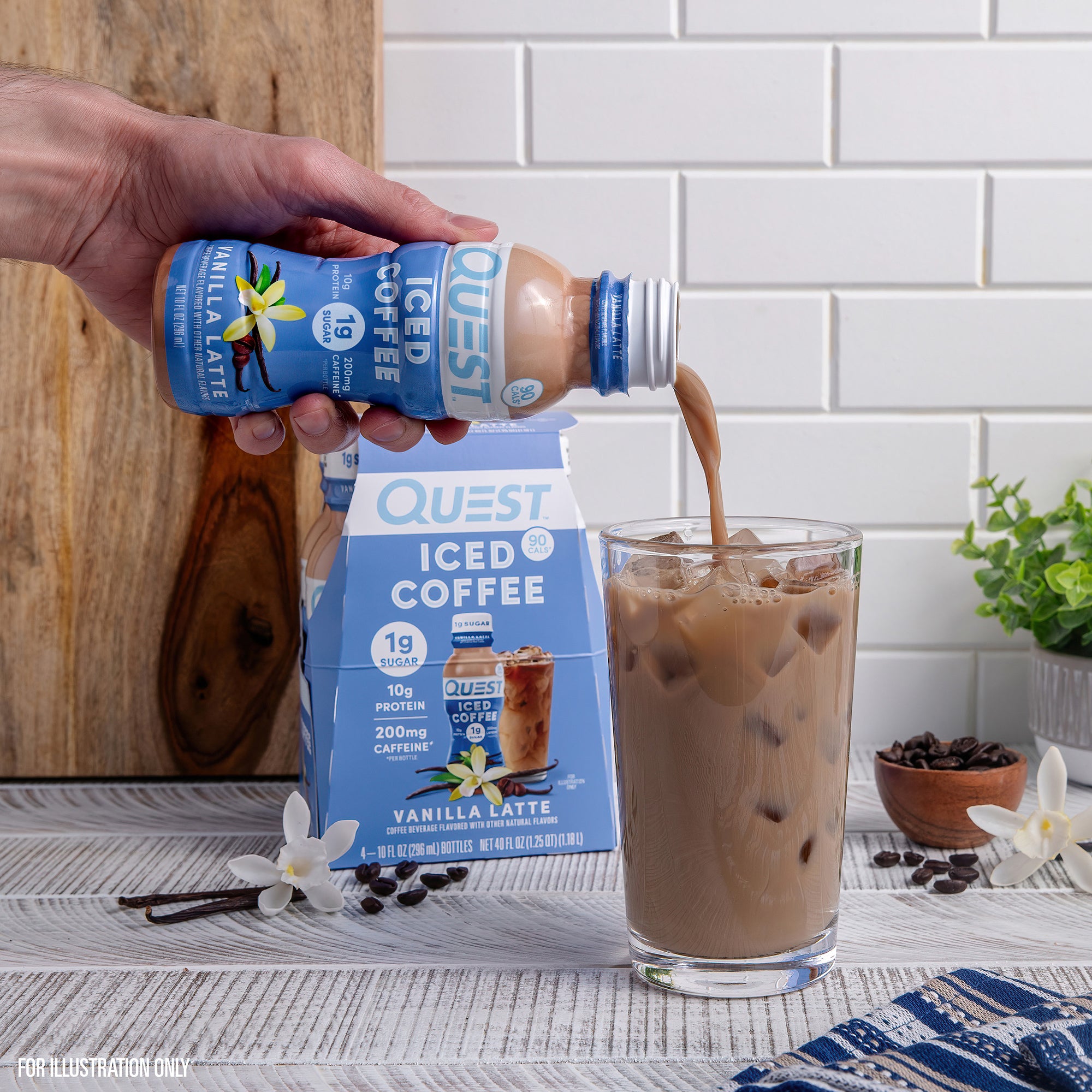Vanilla Latte Iced Coffee | Protein Coffee, Low Sugar – Quest