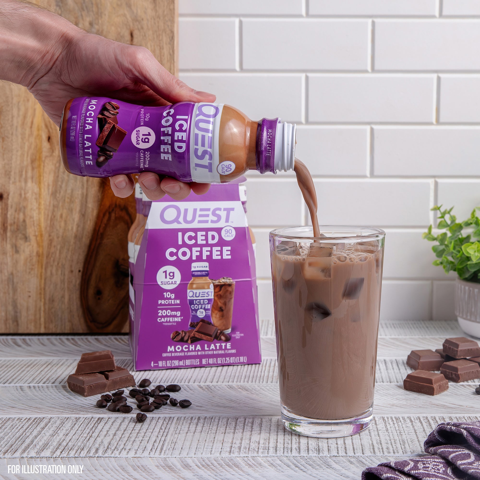 Mocha Latte Iced Coffee | Protein Coffee, Low Sugar – Quest Nutrition