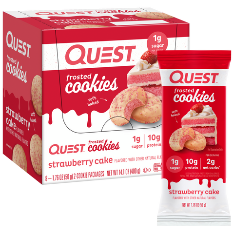 Strawberry Cake Frosted Cookies Twin Pack